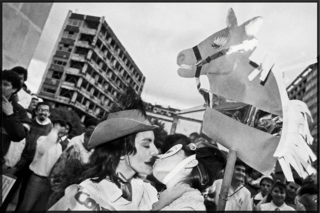 Fotografía "El Beso" de Yolanda Andrade, de 1993, CDMX